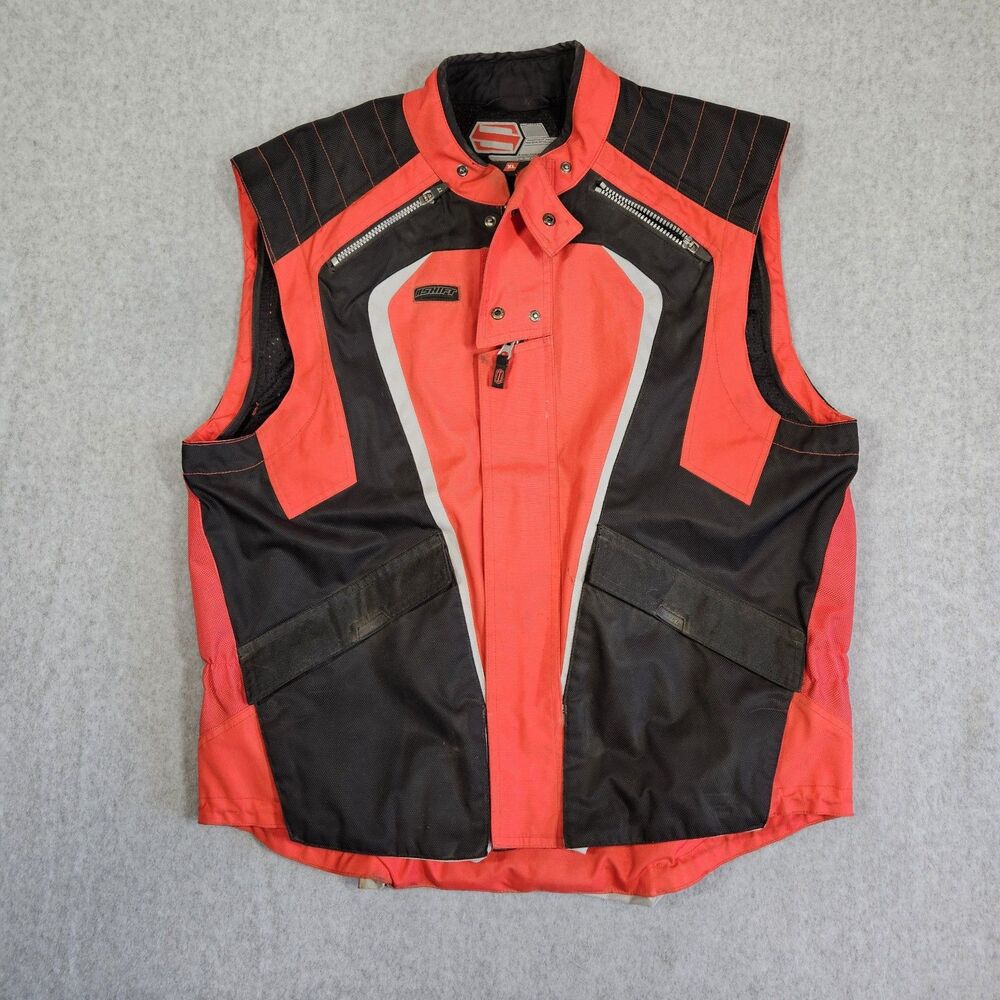 Shift Advance Motocross Vest Red Black Racing Motorcycle Mens XL